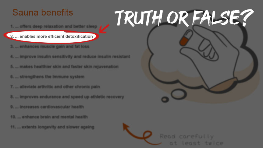 Sauna Sweating Eliminate Toxins - The Truth or Just a Myth?