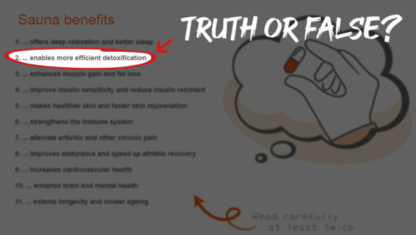Sauna Sweating Eliminate Toxins - The Truth or Just a Myth?